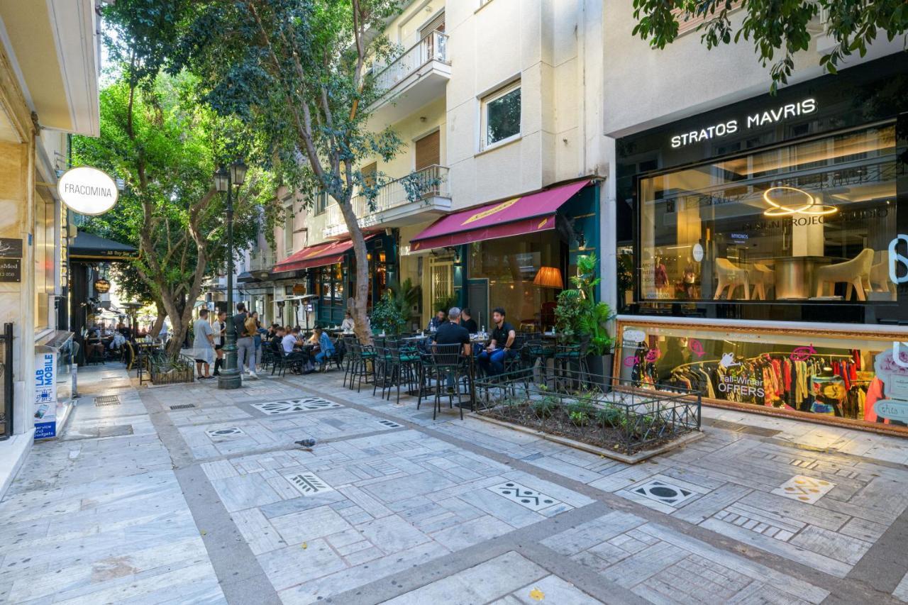 Hubstay - Kolonaki Central Luxury Suite In Athens - 5 Mins Walk To Syndagma, Ermou Экстерьер фото